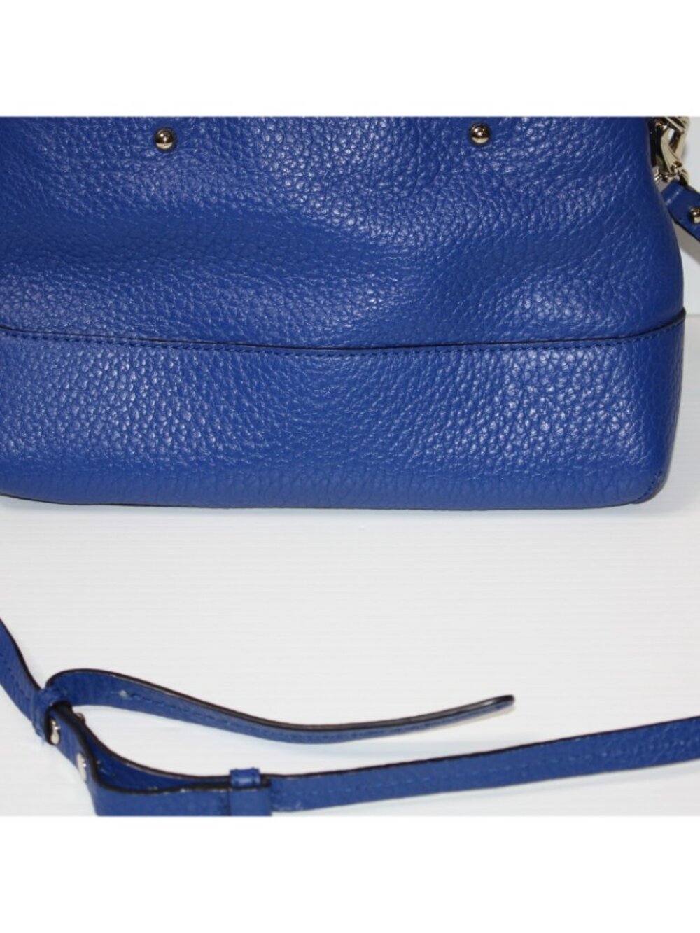 Kate Spade New York Grove Court Maise Purse Small Leather Bag in Yves Blue Color - Picture 6 of 10